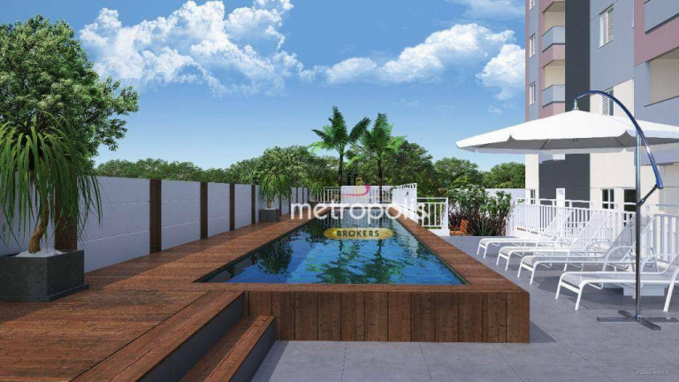 Imagem Apartamento com 2 Quartos à Venda, 54 m² em Jardim - Santo André
