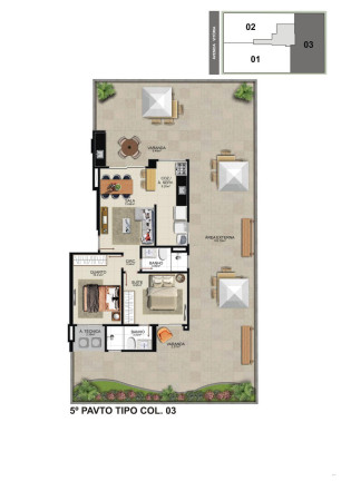 Apartamento com 2 Quartos à Venda, 71 m² em Praia Do Morro - Guarapari