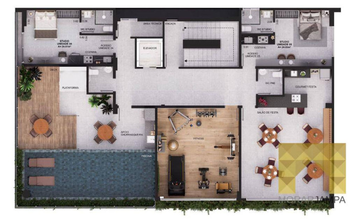 Imagem Apartamento com 3 Quartos à Venda, 81 m² em Intermares - Cabedelo