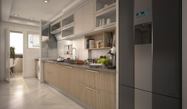 Apartamento com 2 Quartos à Venda, 71 m² em Vila Guilhermina - Praia Grande