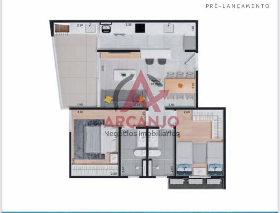 Foto do imóvel Apartamento com 2 Quartos à Venda, 75 m² em Indaiá - Caraguatatuba