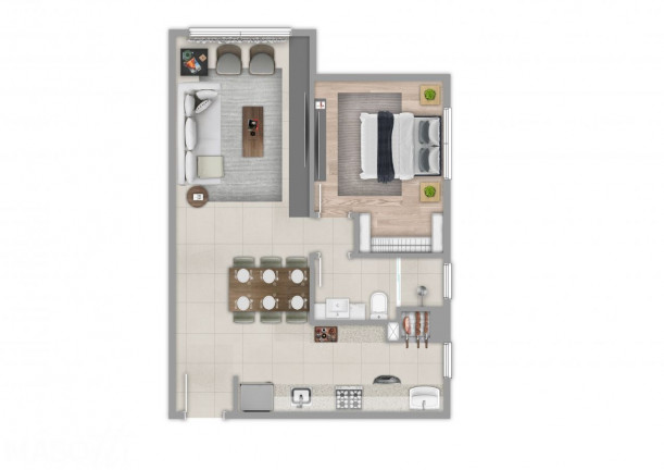 Imagem Apartamento com 1 Quarto à Venda, 5.056 m² em Carniel - Gramado