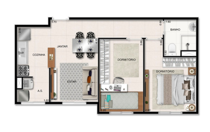 Imagem Apartamento com 2 Quartos à Venda, 44 m² em Cooperativa - São Bernardo Do Campo Imagem Apartamento com 2 Quartos à Venda, 44 m² em Cooperativa - São Bernardo Do Campo