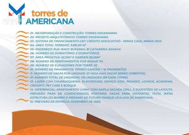 Imagem Apartamento com 2 Quartos à Venda, 52 m² em Catharina Zanaga - Americana Imagem Apartamento com 2 Quartos à Venda, 52 m² em Catharina Zanaga - Americana