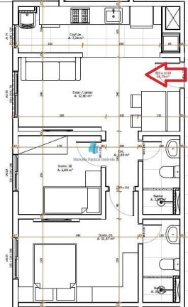 Imagem Apartamento com 2 Quartos à Venda, 54 m² em Cidade Alta - Bento Gonçalves