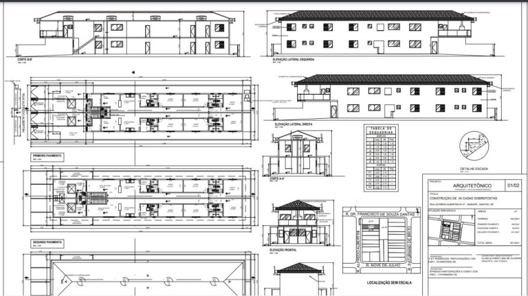 Imagem Sobrado com 3 Quartos à Venda, 115 m² em Marapé - Santos Imagem Sobrado com 3 Quartos à Venda, 115 m² em Marapé - Santos