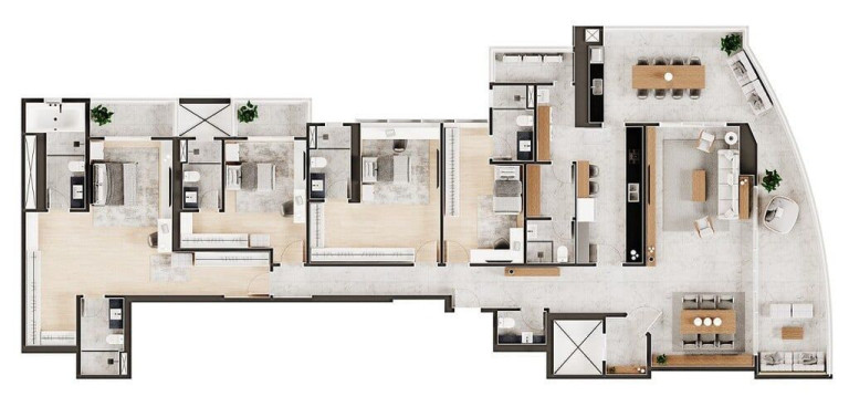 Imagem Cobertura com 4 Quartos à Venda, 1.057 m² em Ponta Da Praia - Santos Imagem Cobertura com 4 Quartos à Venda, 1.057 m² em Ponta Da Praia - Santos
