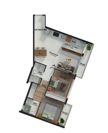 Imagem Apartamento com 2 Quartos à Venda, 95 m² em João Paulo - Florianópolis