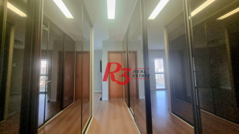 Imagem Apartamento com 3 Quartos para Alugar, 178 m² em Gonzaga - Santos