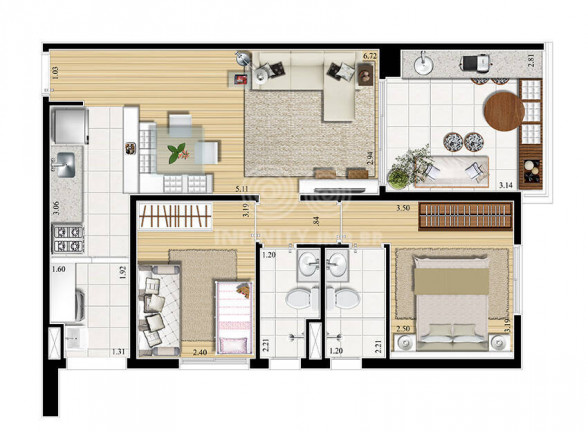 Imagem Apartamento com 2 Quartos à Venda, 67 m² em Vila Mariana - São Paulo