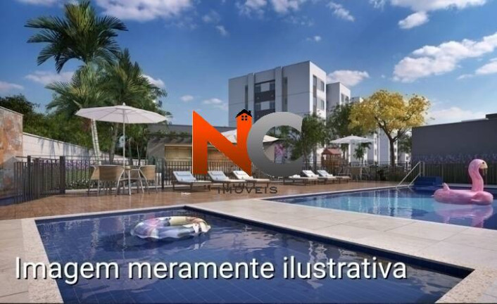 Imagem Apartamento com 3 Quartos à Venda, 54 m² em Amendoeira - São Gonçalo Imagem Apartamento com 3 Quartos à Venda, 54 m² em Amendoeira - São Gonçalo