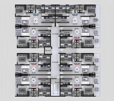 Imagem Apartamento com 2 Quartos à Venda, 63 m² em Altiplano Cabo Branco - João Pessoa Imagem Apartamento com 2 Quartos à Venda, 63 m² em Altiplano Cabo Branco - João Pessoa