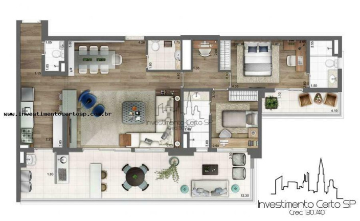 Imagem Apartamento com 3 Quartos à Venda, 133 m² em Vila Gumercindo - São Paulo Imagem Apartamento com 3 Quartos à Venda, 133 m² em Vila Gumercindo - São Paulo