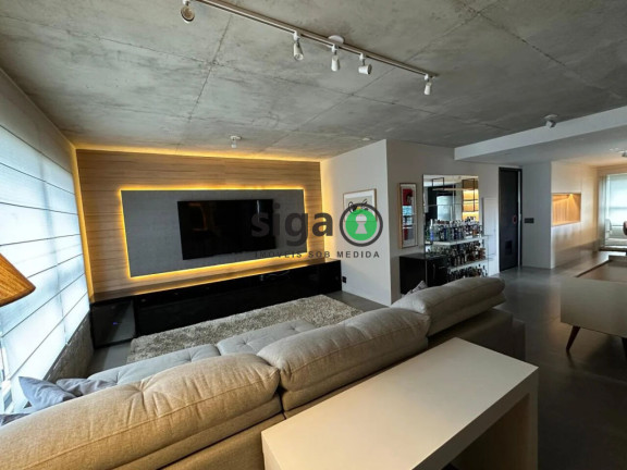 Apartamento com 1 Quarto para Alugar, 90 m² em Brooklin - São Paulo