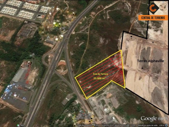 Terreno à Venda, 25.000 m² em Cascalheira - Camaçari