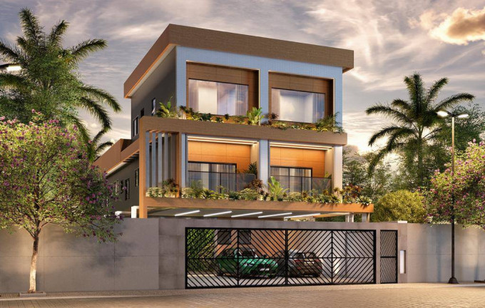 Imagem Casa com 3 Quartos à Venda, 89 m² em Guilhermina - Praia Grande
