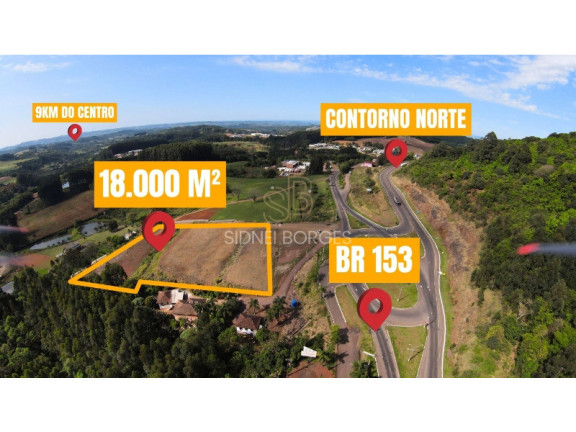 Imagem Terreno à Venda, em Br 153 - Concórdia Imagem Terreno à Venda, em Br 153 - Concórdia