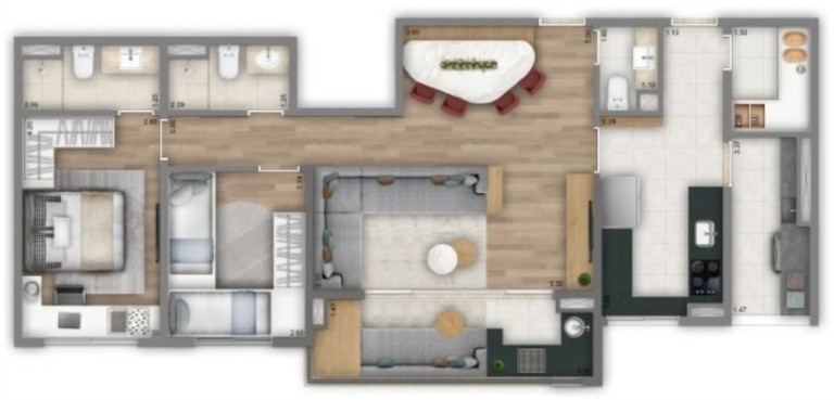 Imagem Imóvel com 3 Quartos à Venda, 90 m² em Barra Funda - São Paulo Imagem Imóvel com 3 Quartos à Venda, 90 m² em Barra Funda - São Paulo