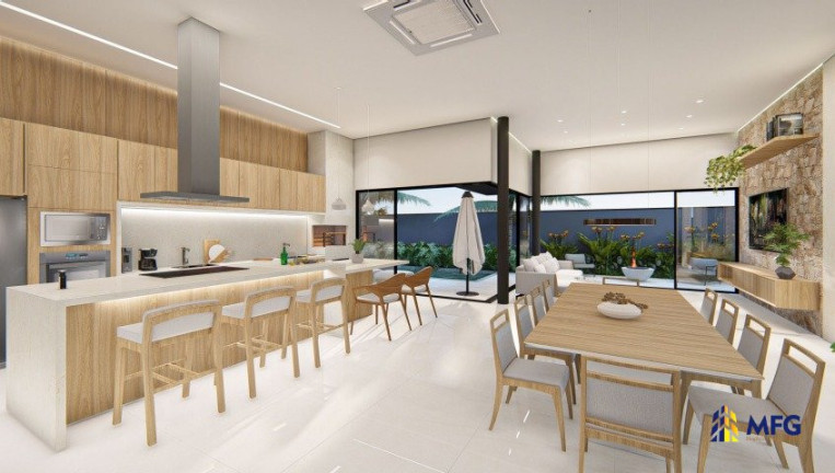 Imagem Casa de Condomínio com 4 Quartos à Venda, 453 m² em Alphaville Nova Esplanada 3 - Votorantim