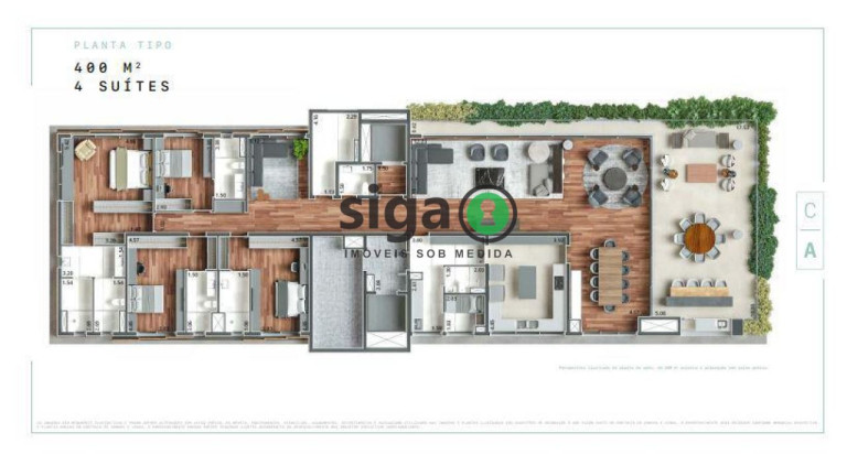 Imagem Apartamento com 4 Quartos à Venda, 400 m² em Jardim Guedala - São Paulo Imagem Apartamento com 4 Quartos à Venda, 400 m² em Jardim Guedala - São Paulo