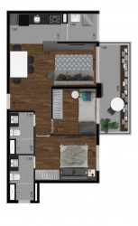 Apartamento com 2 Quartos à Venda, 55 m² em Ipiranga - São Paulo