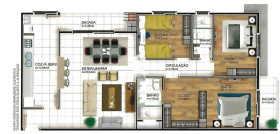 Apartamento com 3 Quartos à Venda, 118 m² em Presidente João Goulart - Santa Maria
