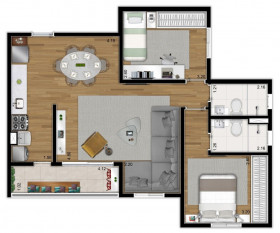 Apartamento com 1 Quarto à Venda, 59 m² em Ipiranga - São Paulo
