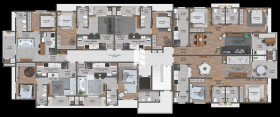 Apartamento com 1 Quarto à Venda, 50 m² em Camobi - Santa Maria