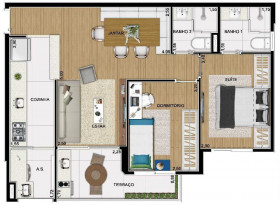 Apartamento com 2 Quartos à Venda, 64 m² em Vila Prudente - São Paulo