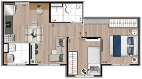 Apartamento com 2 Quartos à Venda, 35 m² em Pedreira - São Paulo
