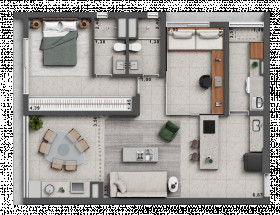 Apartamento com 2 Quartos à Venda, 82 m² em Pinheiros - São Paulo