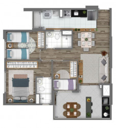 Apartamento com 3 Quartos à Venda, 75 m² em Morumbi - São Paulo