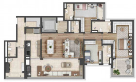 Apartamento com 3 Quartos à Venda, 174 m² em Perdizes - São Paulo