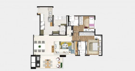 Apartamento com 3 Quartos à Venda, 118 m² em Lapa - São Paulo