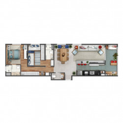 Apartamento com 2 Quartos à Venda, 83 m² em Jardim Tereza Cristina - Jundiaí