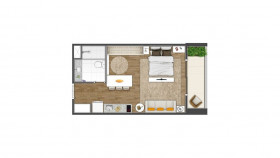 Studio com 1 Quarto à Venda, 42 m² em Boa Vista - São Caetano Do Sul
