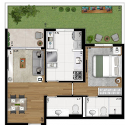 Apartamento com 1 Quarto à Venda, 59 m² em Ipiranga - São Paulo
