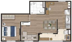 Apartamento com 2 Quartos à Venda, 41 m² em Vila Pirituba - São Paulo