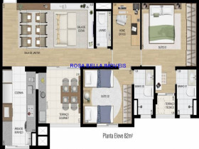 Apartamento com 2 Quartos à Venda, 82 m² em Jardim Trevo - Jundiaí
