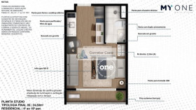 Apartamento com 1 Quarto à Venda, 34 m² em Bela Vista - São Paulo