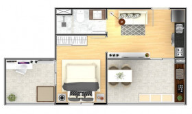 Apartamento com 2 Quartos à Venda, 31 m² em Lapa - São Paulo