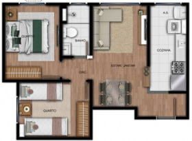 Apartamento com 2 Quartos à Venda, 43 m² em Jardim City - Guarulhos