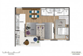Apartamento com 2 Quartos à Venda, 57 m² em Barra Funda - São Paulo