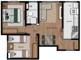 Apartamento com 1 Quarto à Venda, 36 m² em Jardim City - Guarulhos