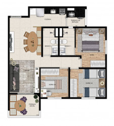 Apartamento com 2 Quartos à Venda, 111 m² em Mooca - São Paulo