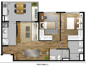 Apartamento com 2 Quartos à Venda, 58 m² em Vila Romana - São Paulo