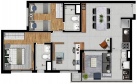 Apartamento com 2 Quartos à Venda, 55 m² em Vila Clementino - São Paulo