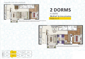 Apartamento com 2 Quartos à Venda, 59 m² em Alphaville - Barueri