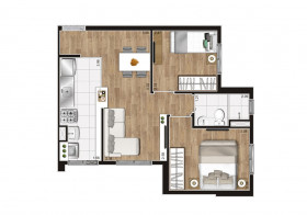 Apartamento com 2 Quartos à Venda, 41 m² em Vila Nova Cachoeirinha - São Paulo