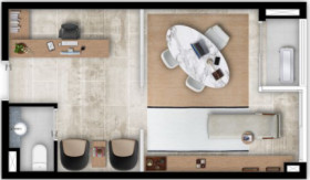 Sala Comercial à Venda, 32 m² em Vila Madalena - São Paulo